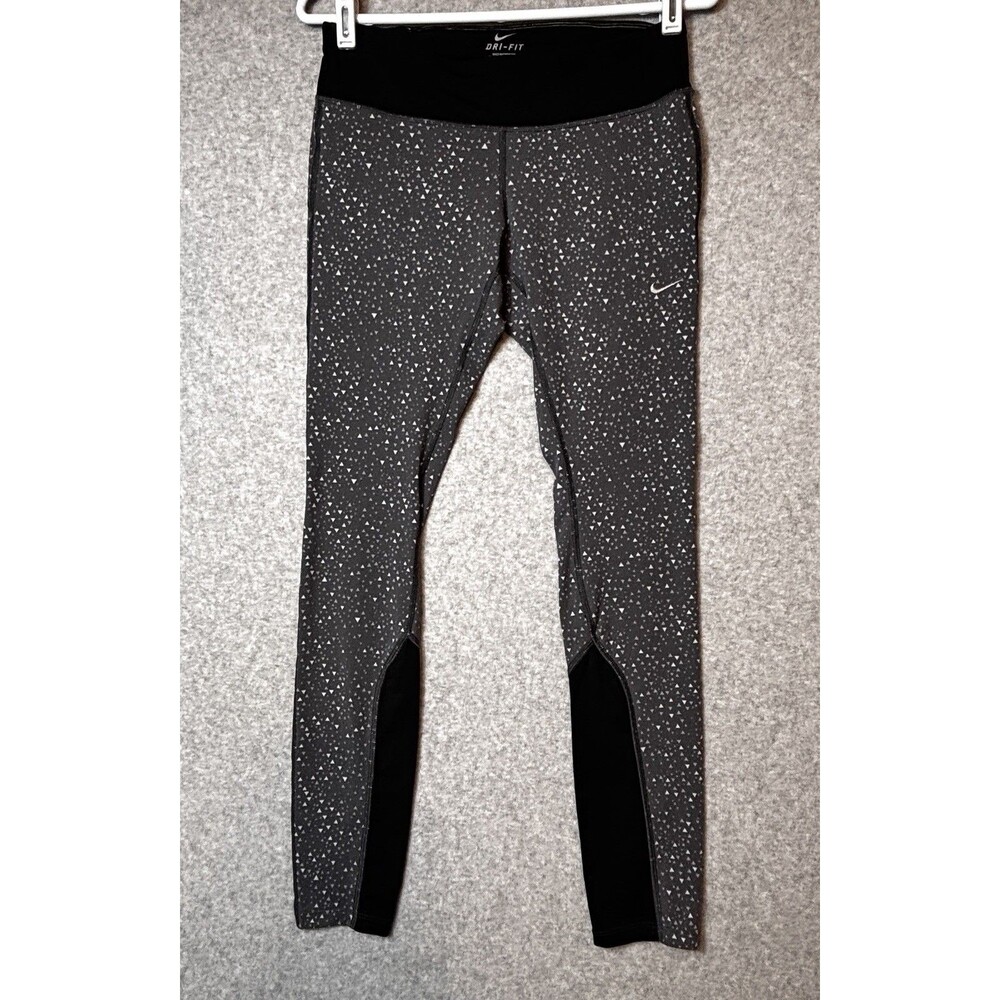 NIKE Mid-Rise Dri-Fit Training Leggings  Women’s Size M  Back Zip Pocket